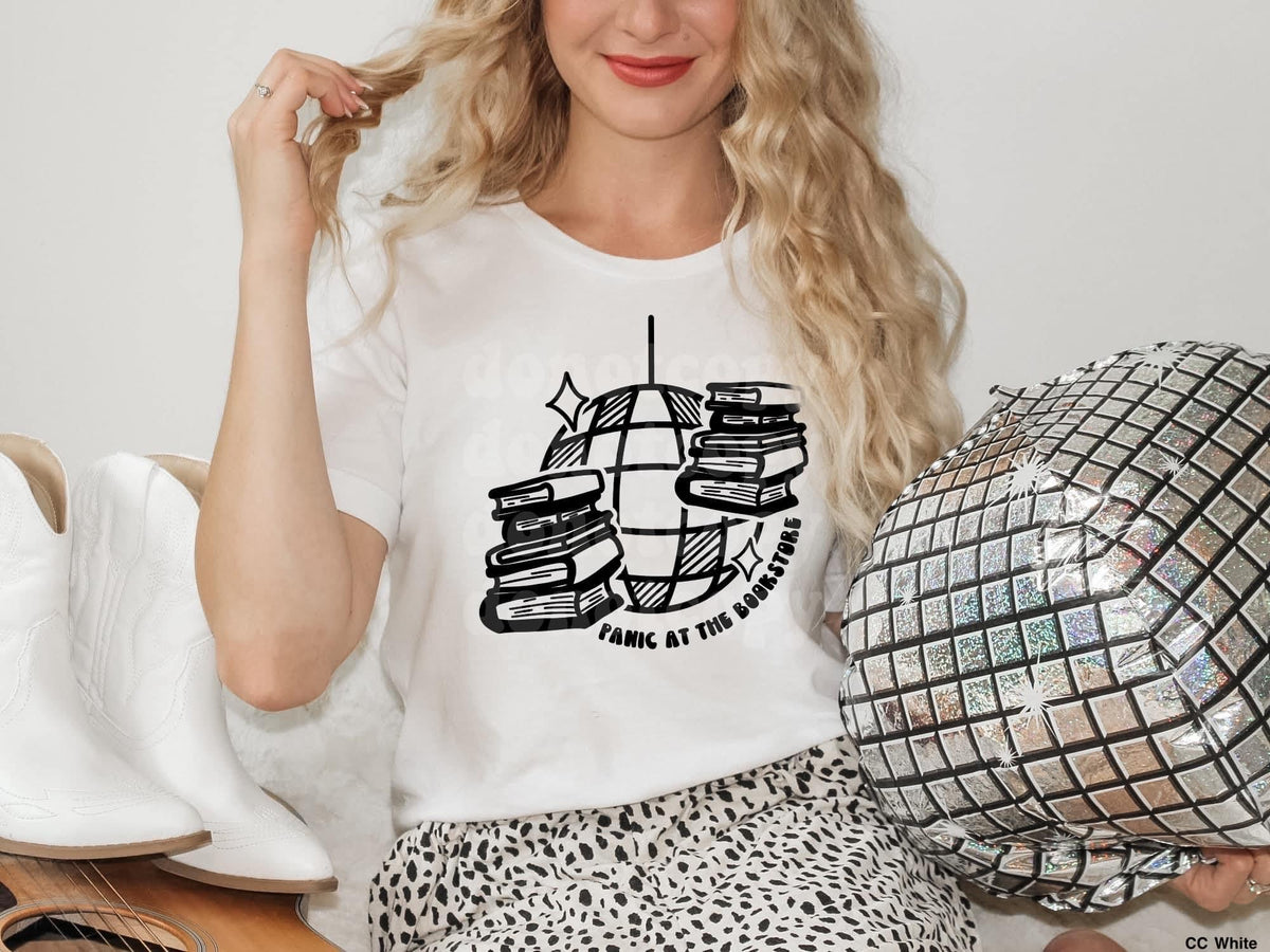Panic at the Book Store tee product image 1