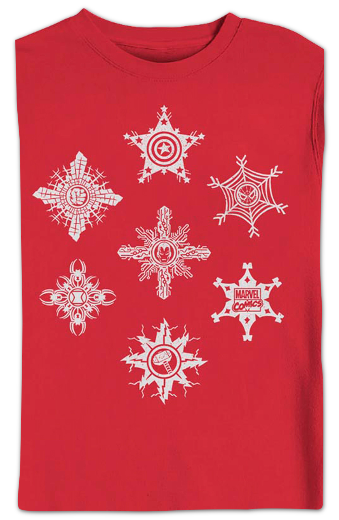 Avengers Snowflake Logos Marvel Comics Sweatshirt product image 2
