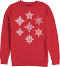 Avengers Snowflake Logos Marvel Comics Sweatshirt product image 1