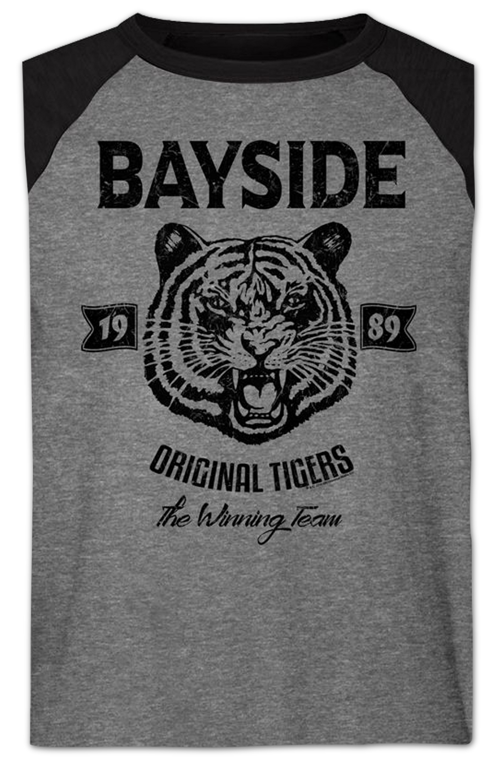 Bayside Tigers Saved By The Bell Raglan Baseball Shirt product image 2