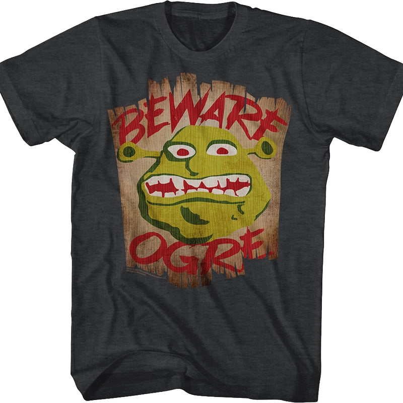 Beware Ogre Shrek T-Shirt product image 1