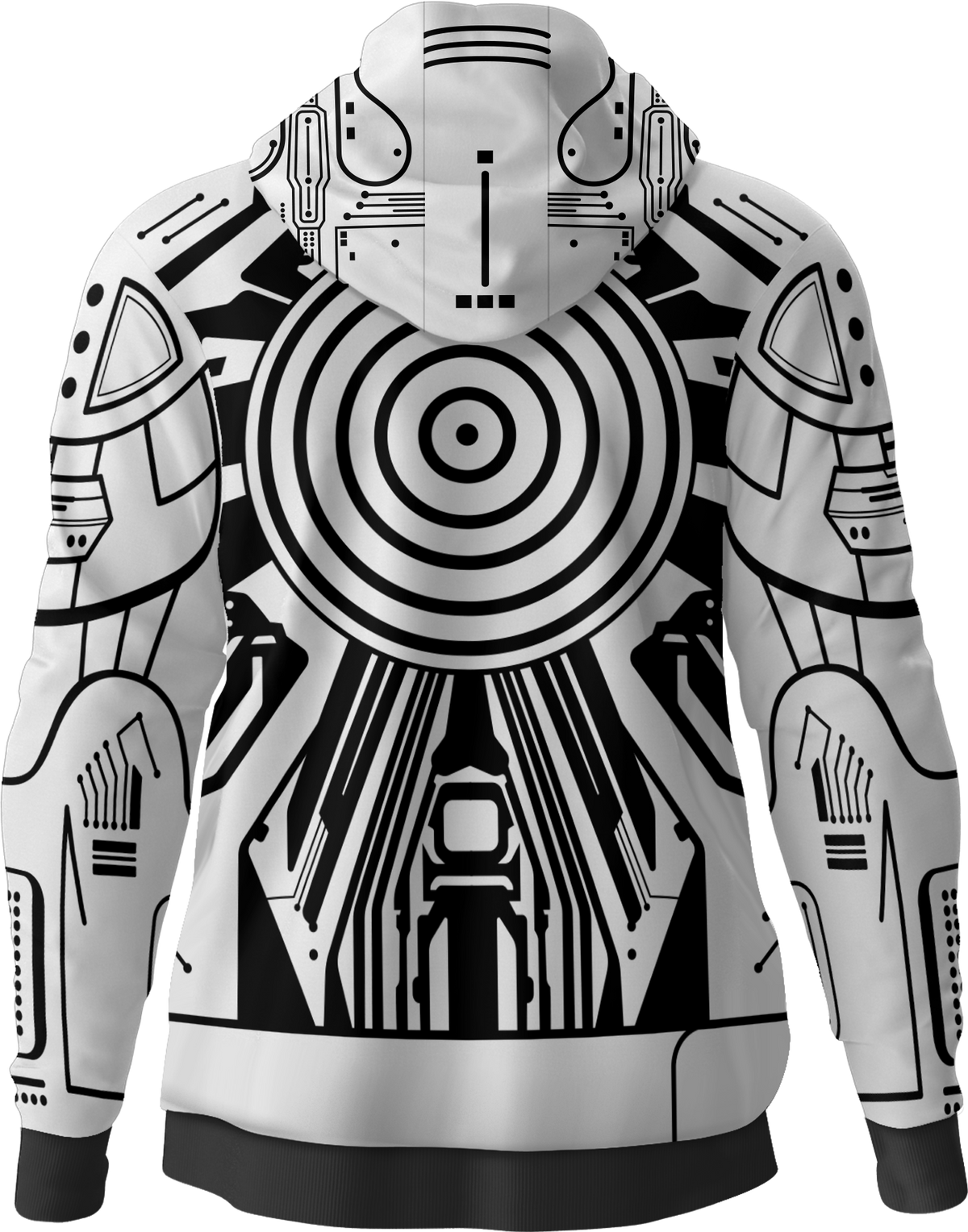 Black Circuit Tron Costume Hoodie product image 3