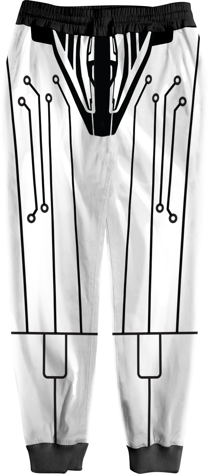Black Circuit Tron Costume Pants product image 3