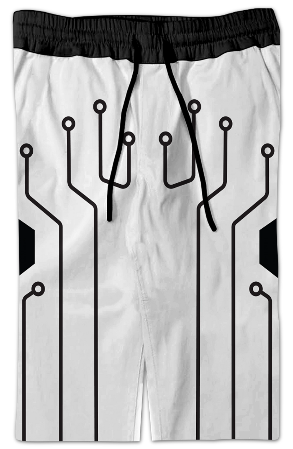 Black Circuit Tron Costume Pants product image 2