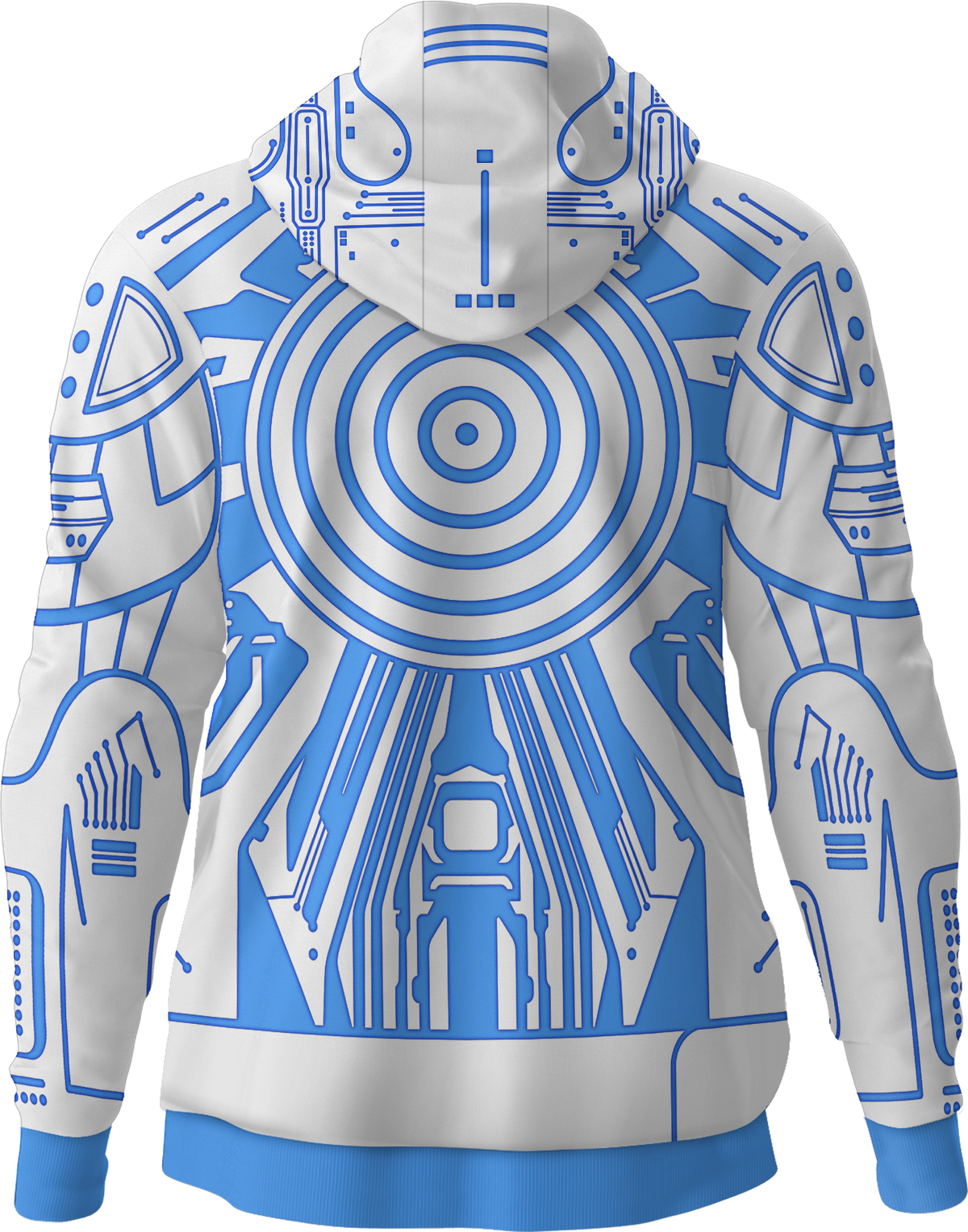 Blue Circuit Tron Costume Hoodie product image 3