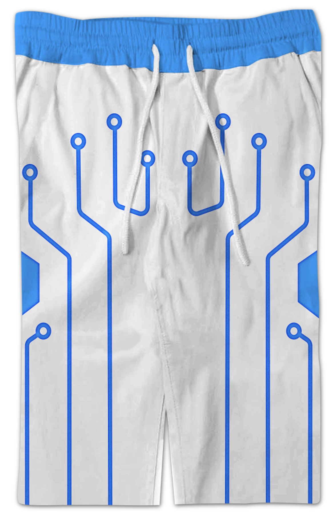 Blue Circuit Tron Costume Pants product image 2
