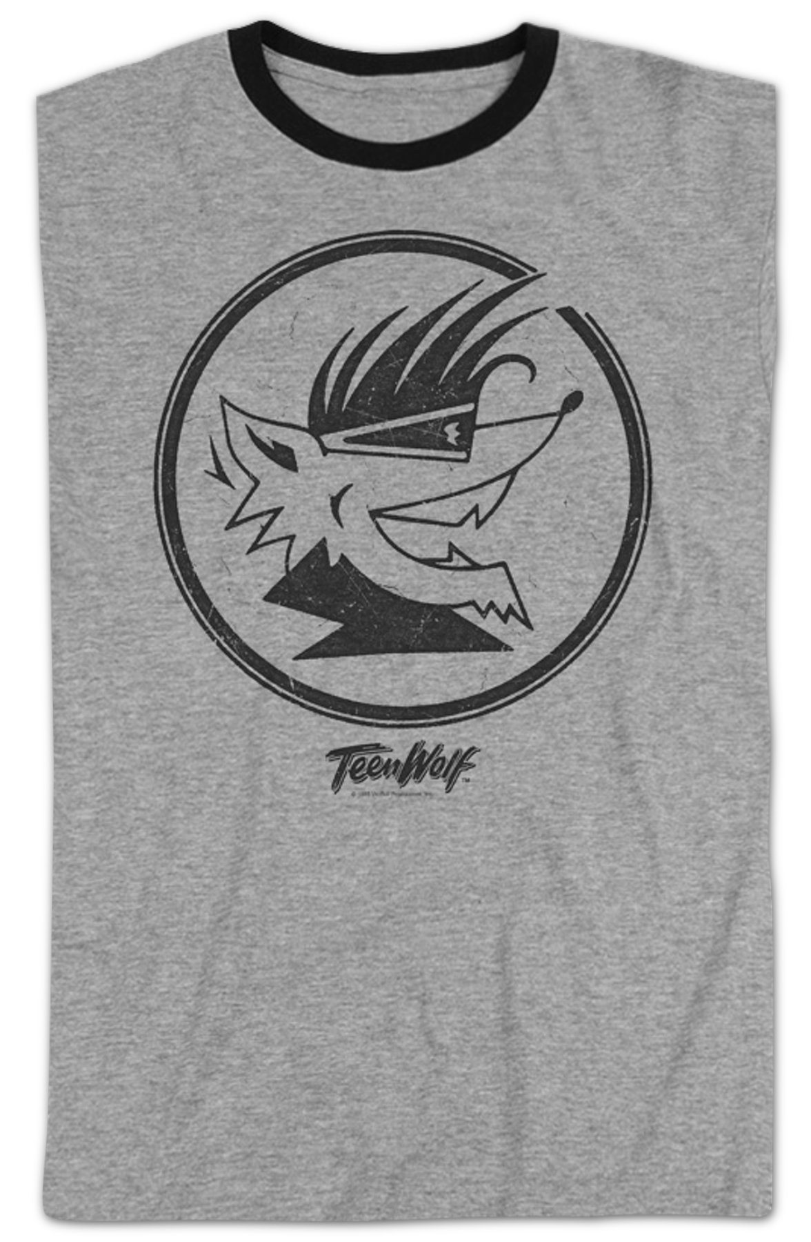 Circle Logo Teen Wolf Ringer Shirt product image 3