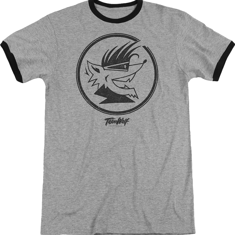 Circle Logo Teen Wolf Ringer Shirt product image 1