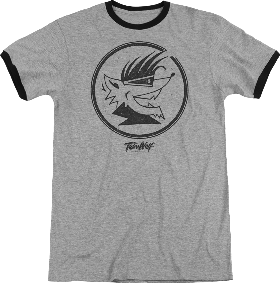Circle Logo Teen Wolf Ringer Shirt product image 2