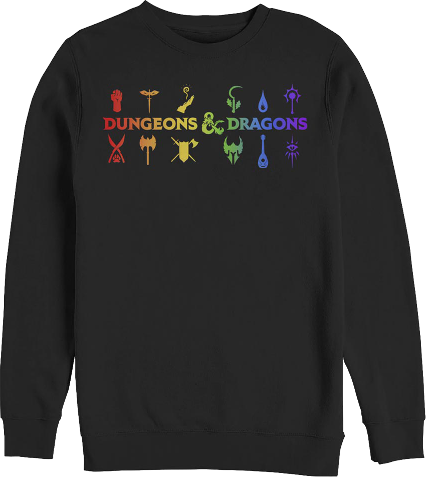 Class Logos Dungeons & Dragons Sweatshirt product image 1