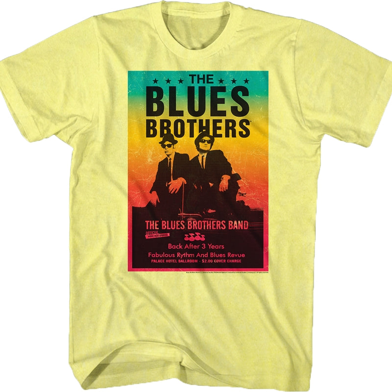 Yellow Concert Poster Blues Brothers T-Shirt