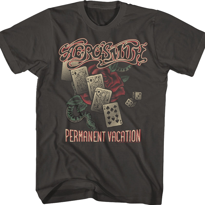 Distressed Permanent Vacation Aerosmith T-Shirt product image 1