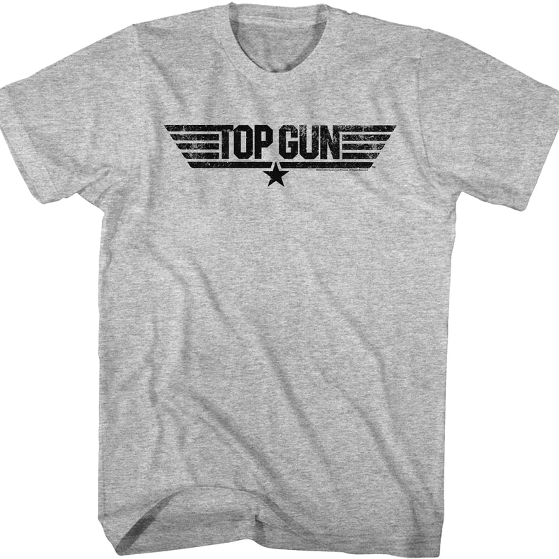 Distressed Top Gun Logo T-Shirt product image 1