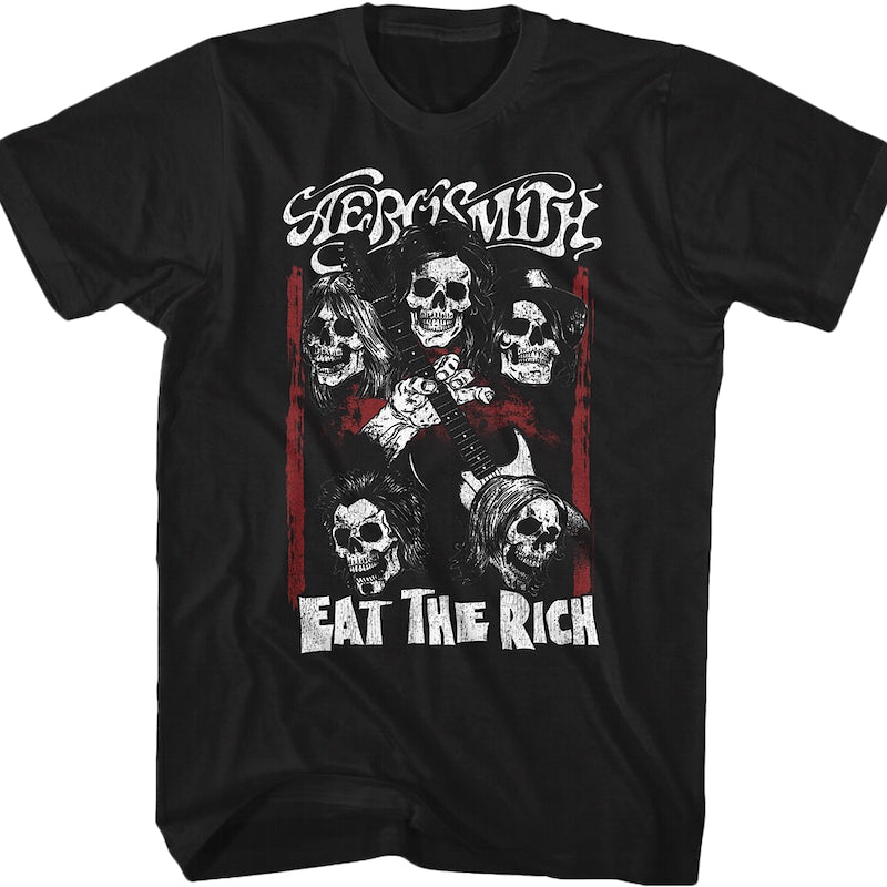 Black Eat The Rich Aerosmith T-Shirt product image 1