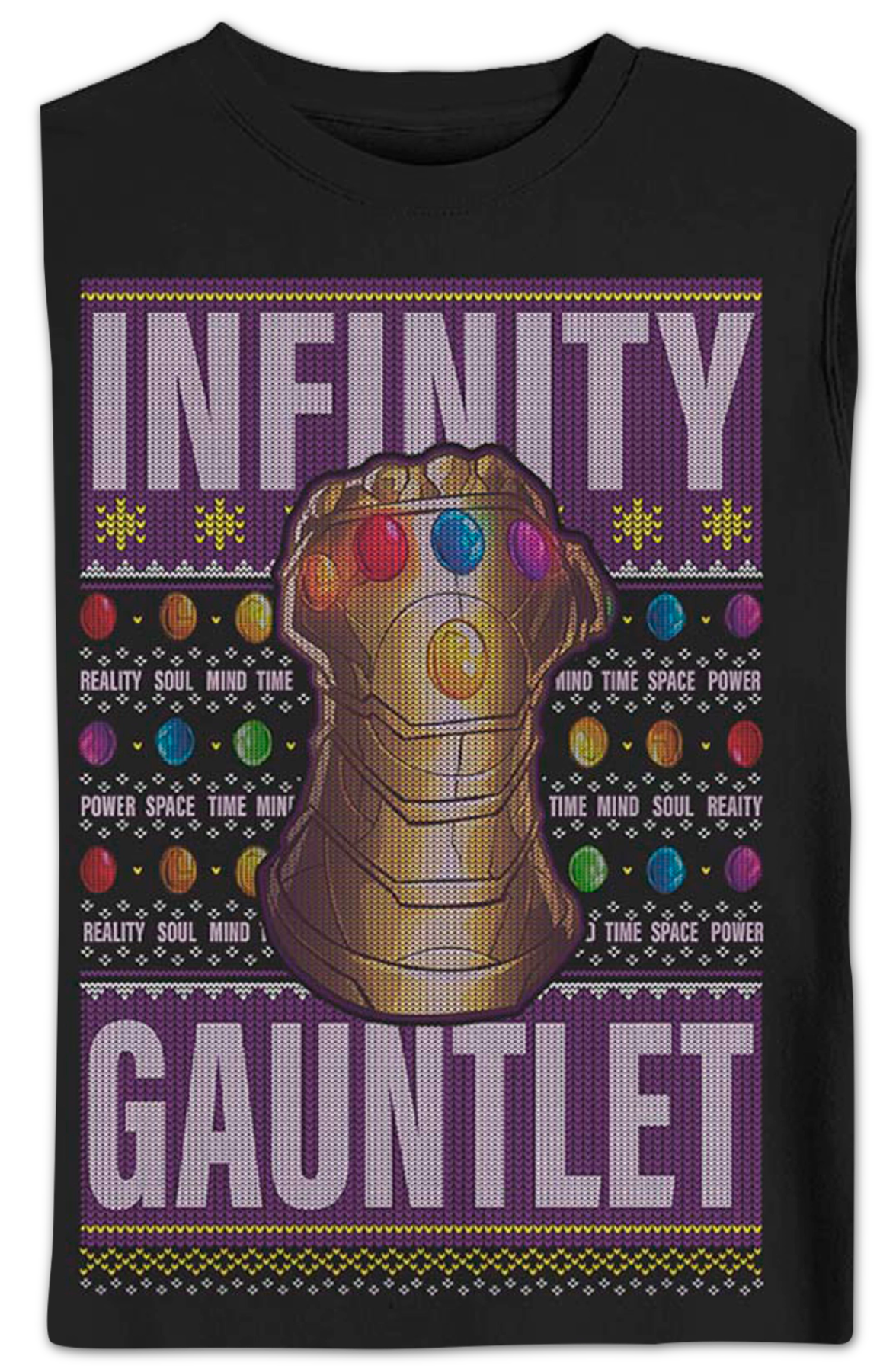 Infinity Gauntlet Faux Ugly Sweater Marvel Comics Christmas product image 2