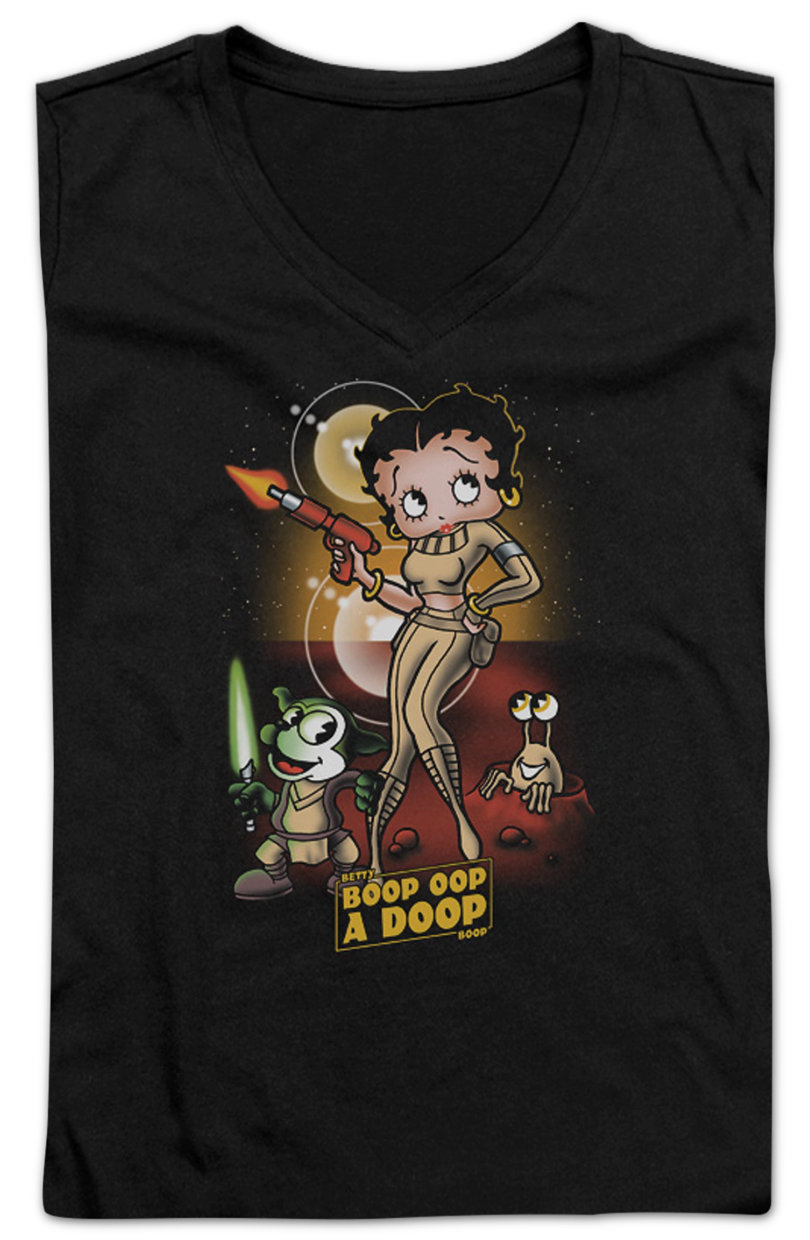 Ladies Boop Oop A Doop Wars Betty V-Neck Shirt product image 1