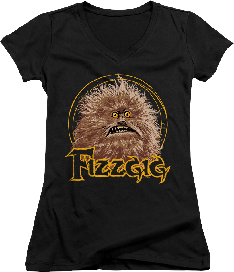 Ladies Friendly Monster Fizzgig Dark Crystal V-Neck Shirt product image 1