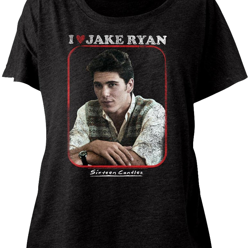Ladies I Love Jake Ryan Sixteen Candles Dolman Shirt product image 1