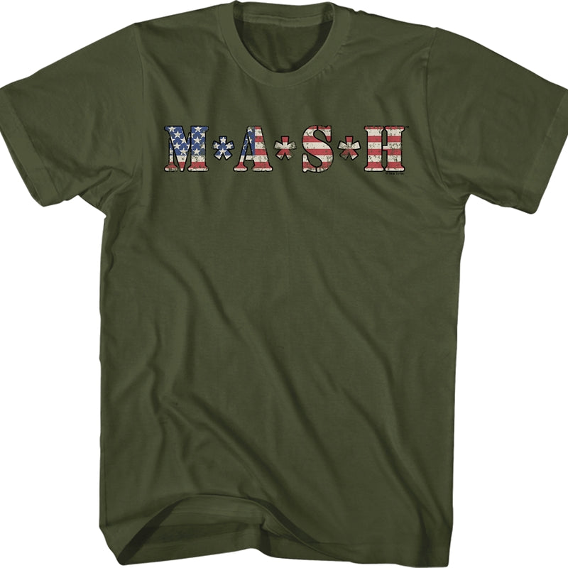 MASH American Flag Logo T-Shirt product image 1