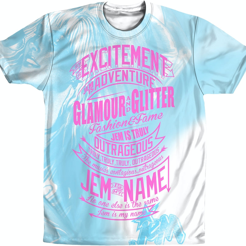 Mens Jem Theme Song Sublimation Shirt product image 1