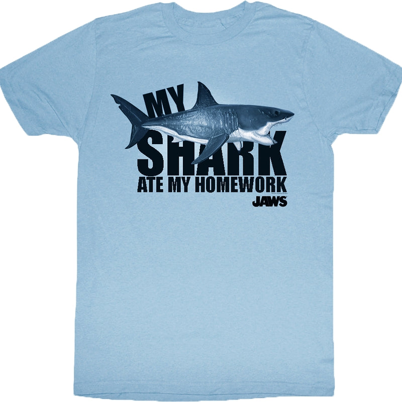 My Shark Ate My Homework Jaws T-Shirt product image 1