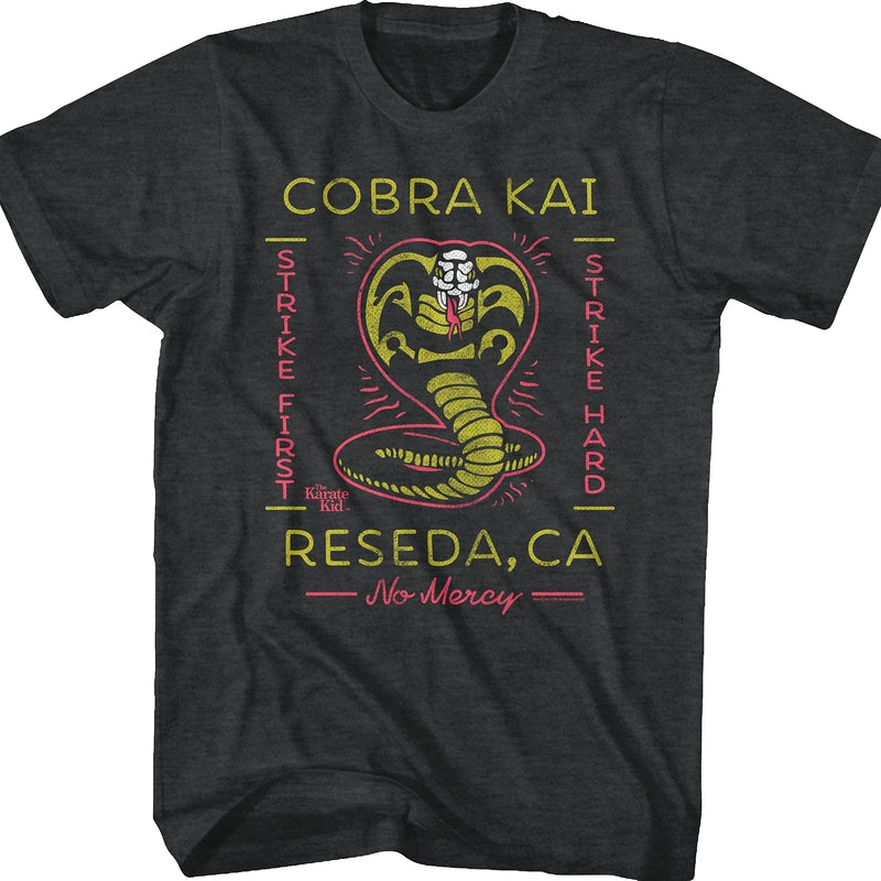 Neon Cobra Kai Karate Kid T-Shirt product image 1