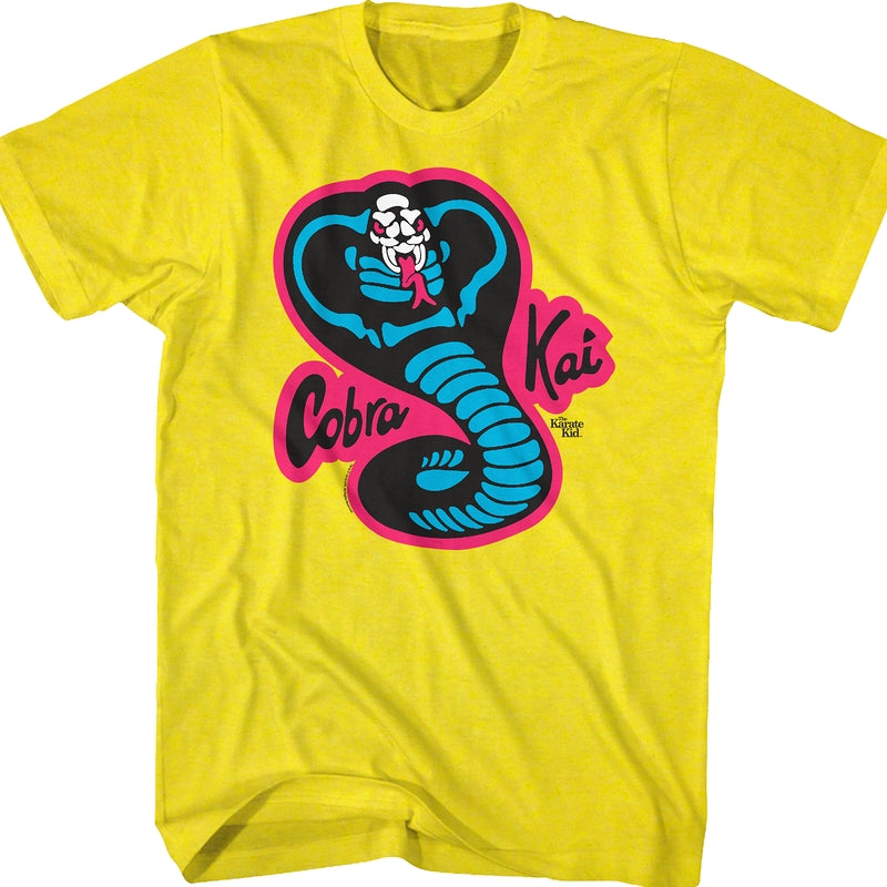 Neon Cobra Kai Logo Karate Kid T-Shirt product image 1