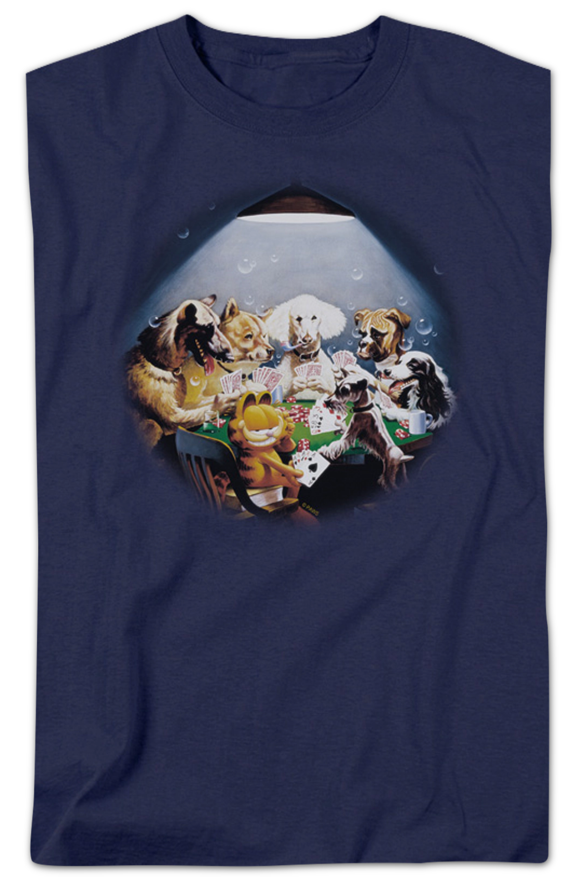 Playing Poker Garfield T-Shirt product image 2