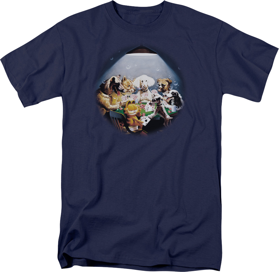 Playing Poker Garfield T-Shirt product image 1