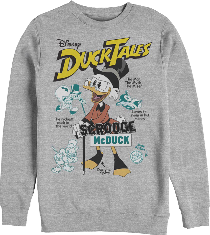 Scrooge McDuck The Man Myth Miser DuckTales Sweatshirt product image 1