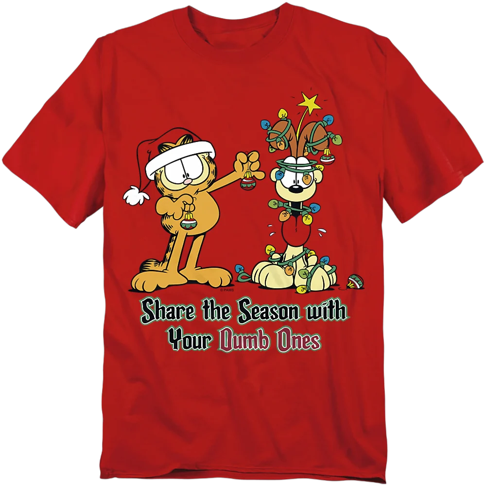 Share The Season With Your Dumb Ones Garfield T-Shirt product image 1