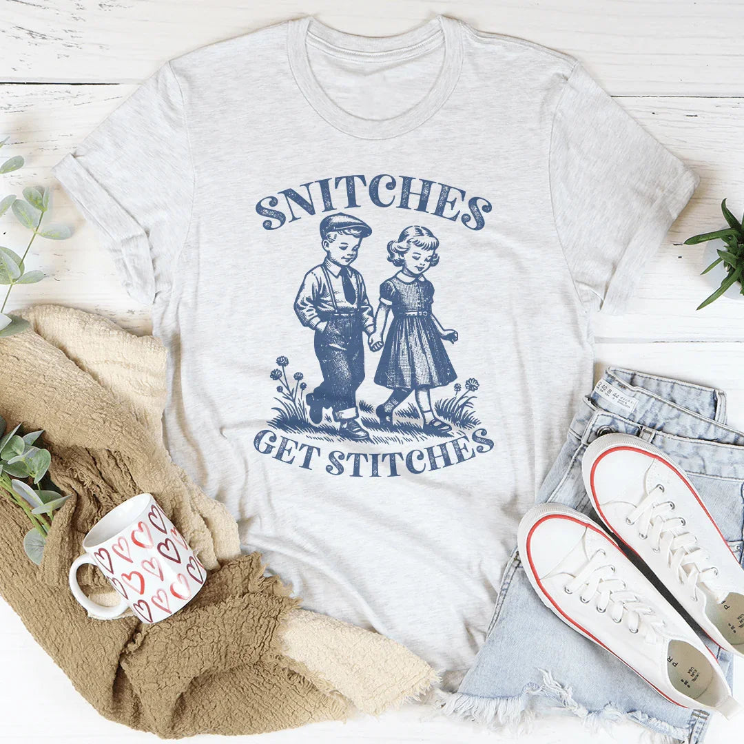 Snitches Get Stitches Tee product image 2