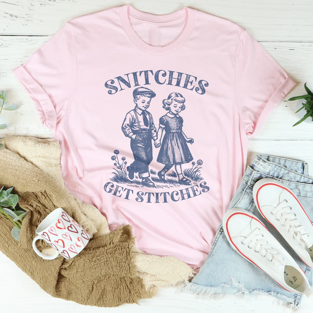 Snitches Get Stitches Tee product image 1