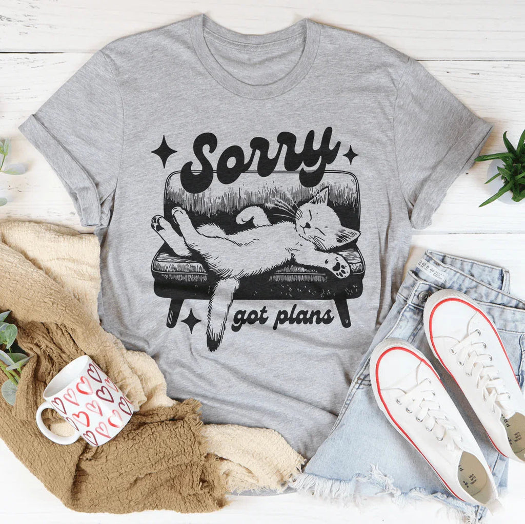 Sorry got plans Tee product image 4