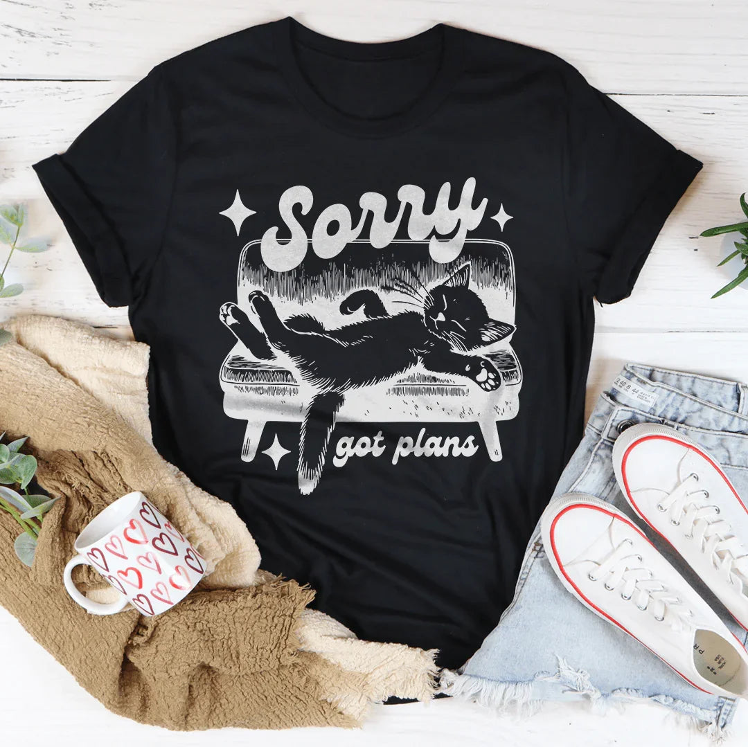 Sorry got plans Tee product image 3