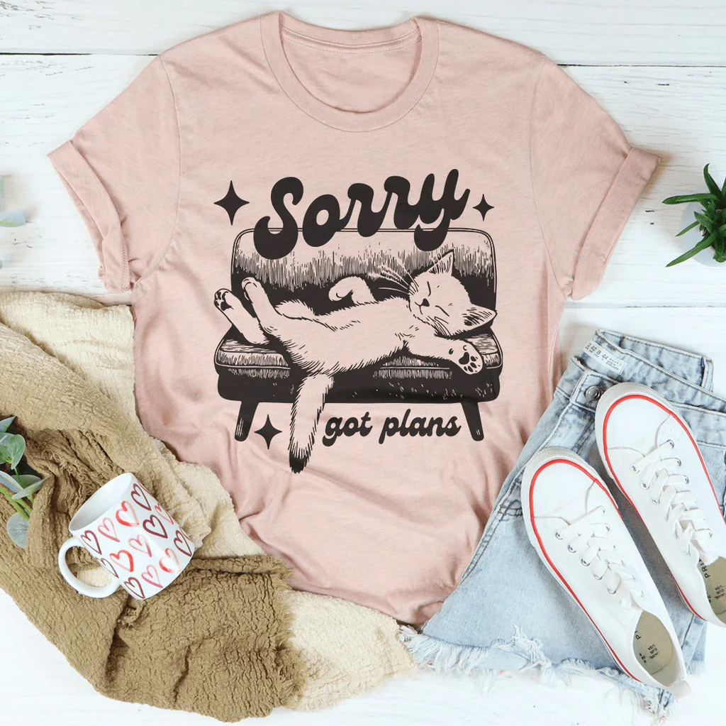 Sorry got plans Tee product image 2