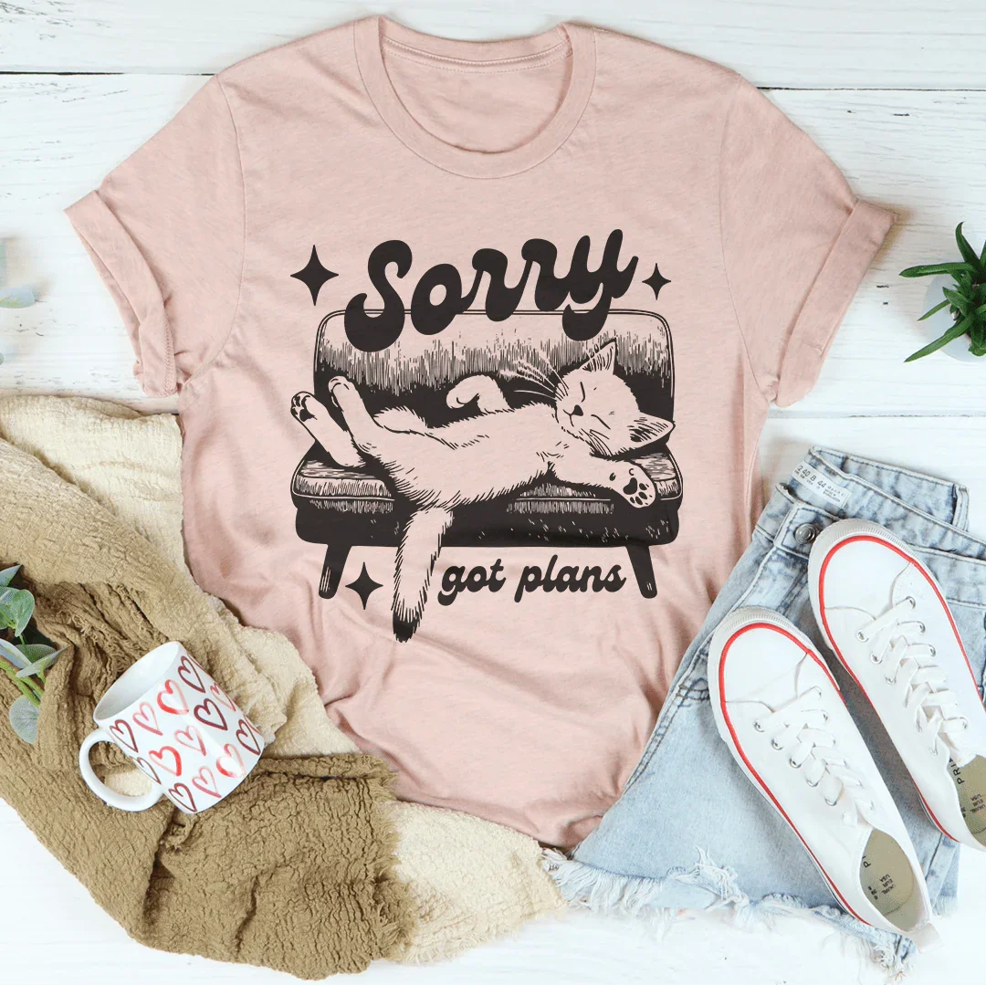 Sorry got plans Tee product image 2