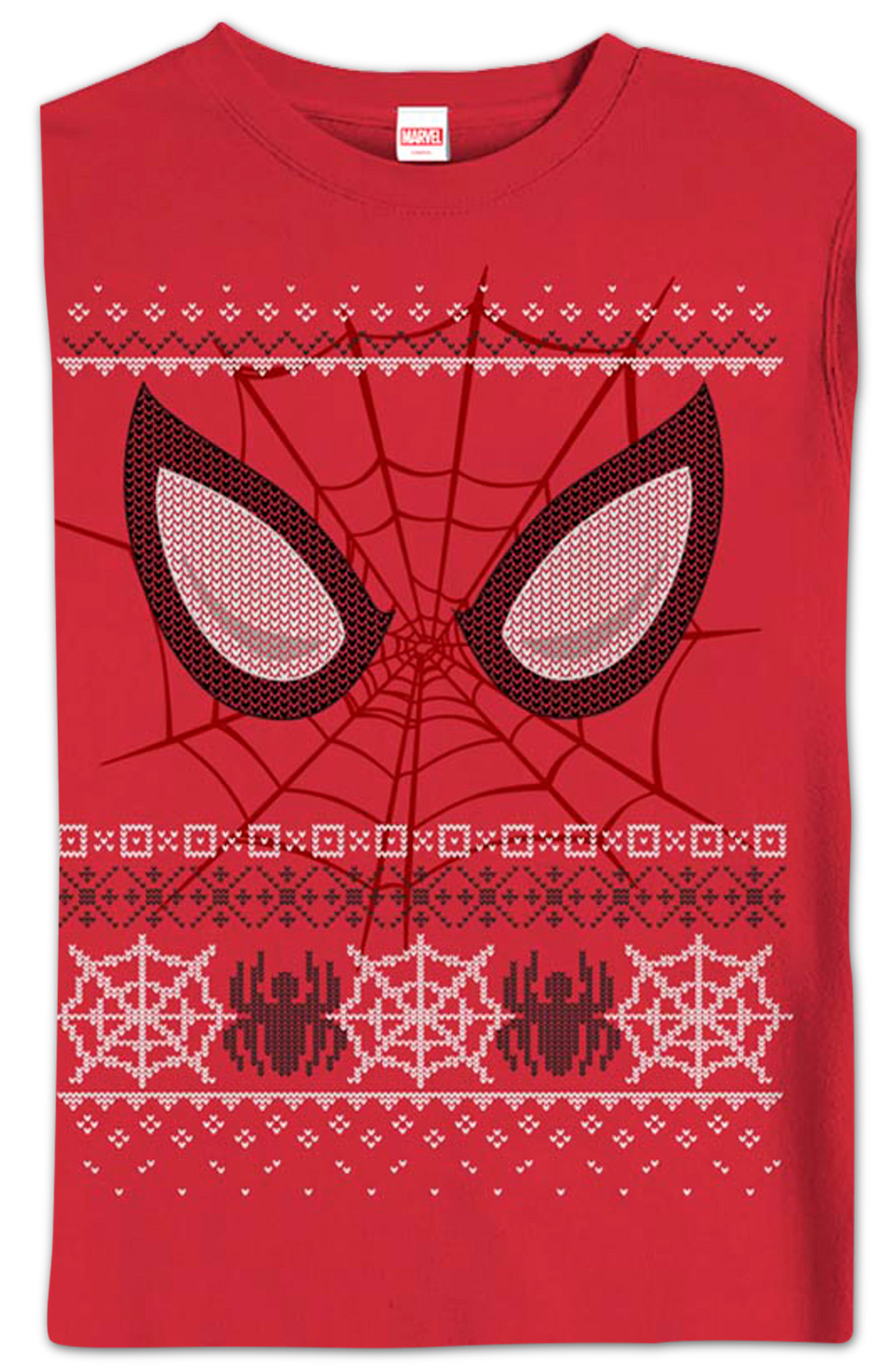 Spider-Man Faux Ugly Christmas Sweater Marvel Comics product image 2