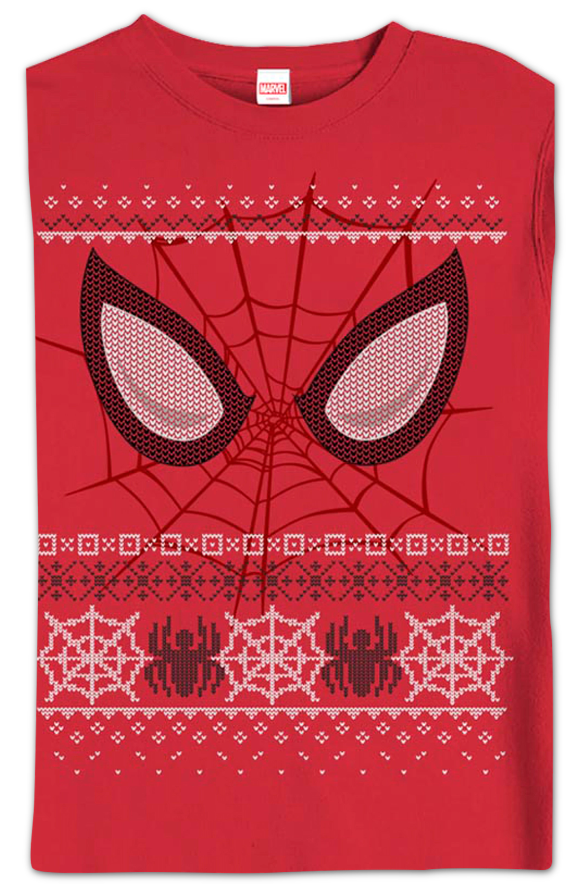 Spider-Man Faux Ugly Christmas Sweater Marvel Comics product image 2