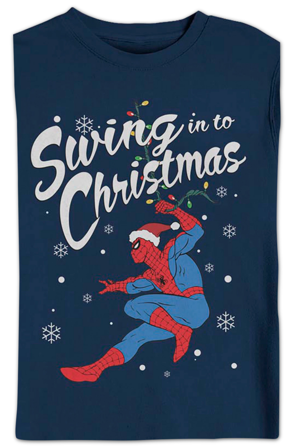 Spider-Man Swing in to Christmas Marvel Comics Sweatshirt product image 2
