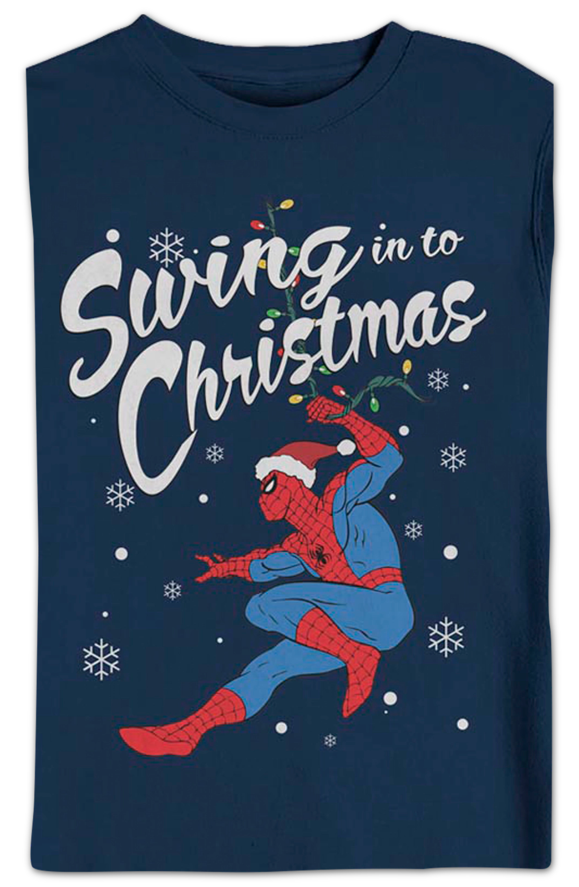 Spider-Man Swing in to Christmas Marvel Comics Sweatshirt product image 2