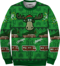 Ugly Faux Knit Christmas Vacation Sweater