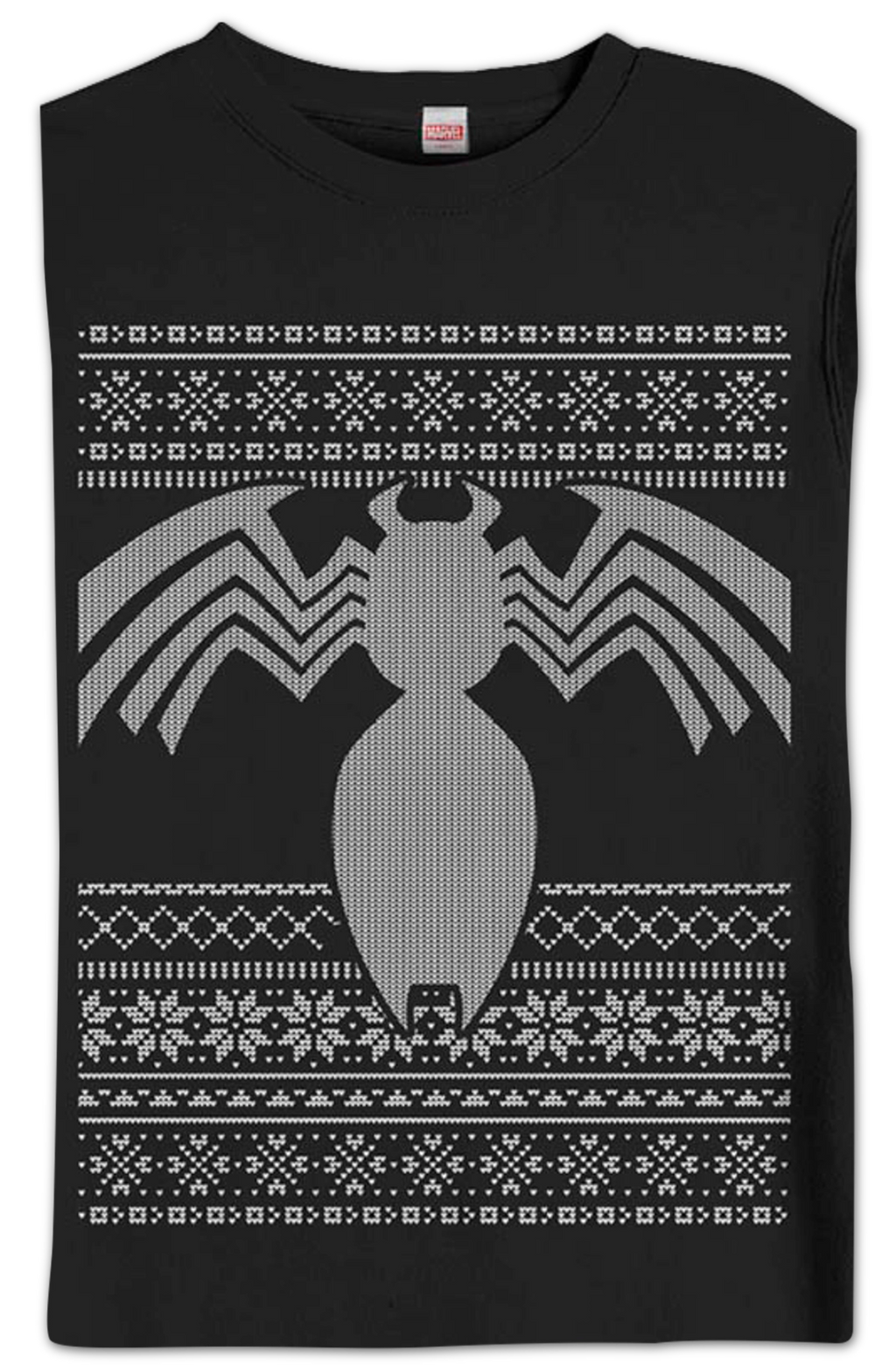 Venom Faux Ugly Christmas Sweater Marvel Comics Sweatshirt product image 2