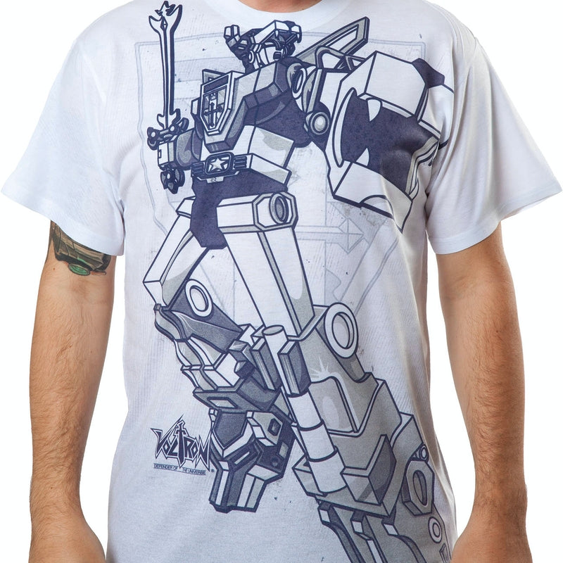 Voltron Sketch Sublimation Shirt product image 1