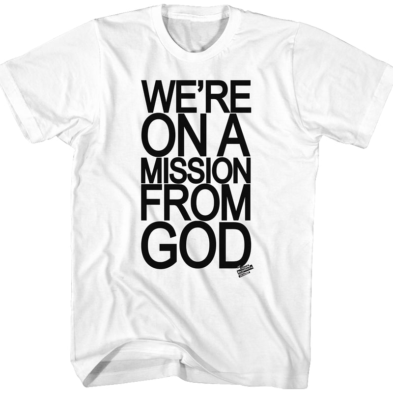 We're On A Mission From God Blues Brothers T-Shirt product image 1
