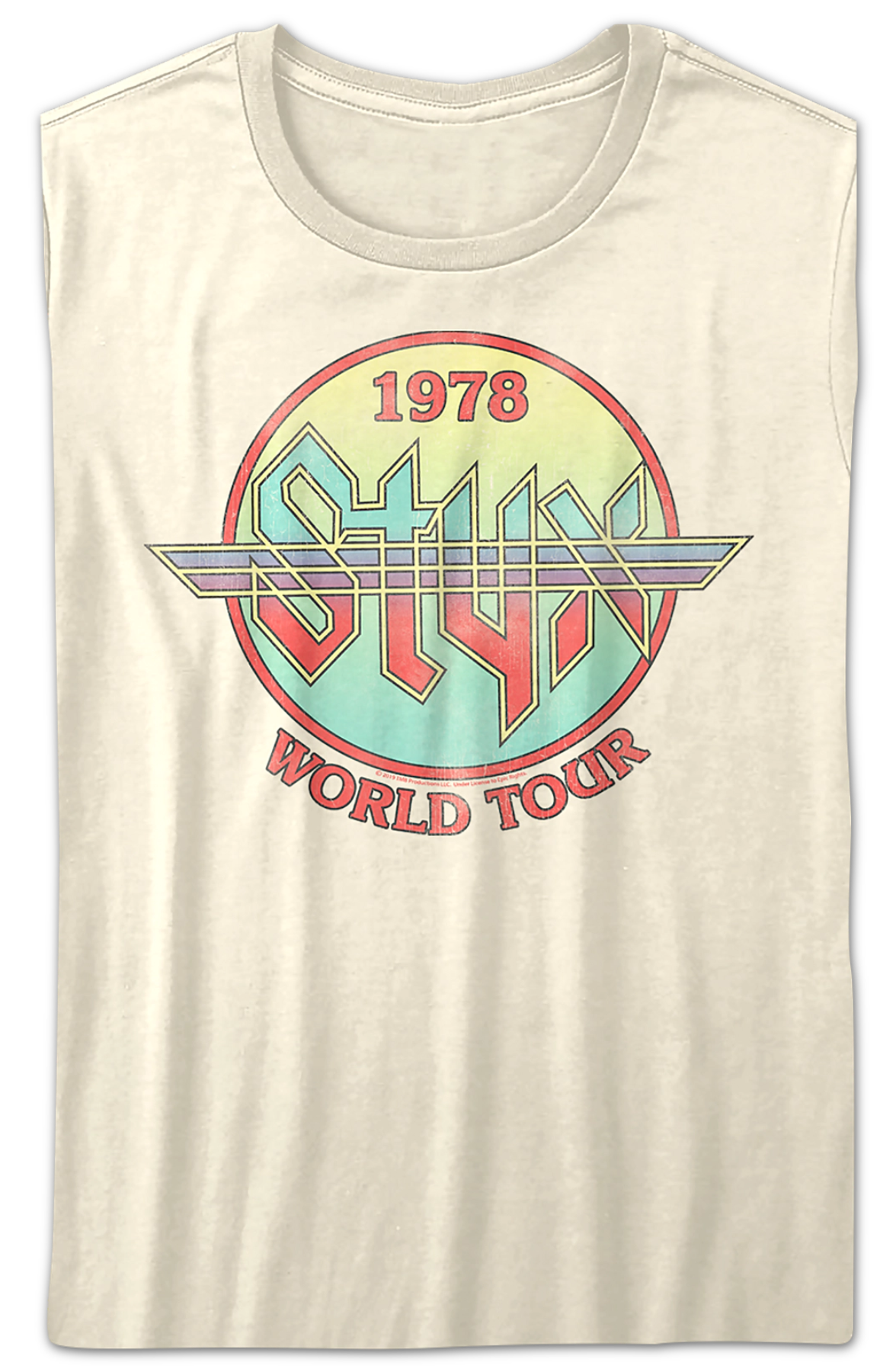 Womens 1978 World Tour Styx Shirt product image 2