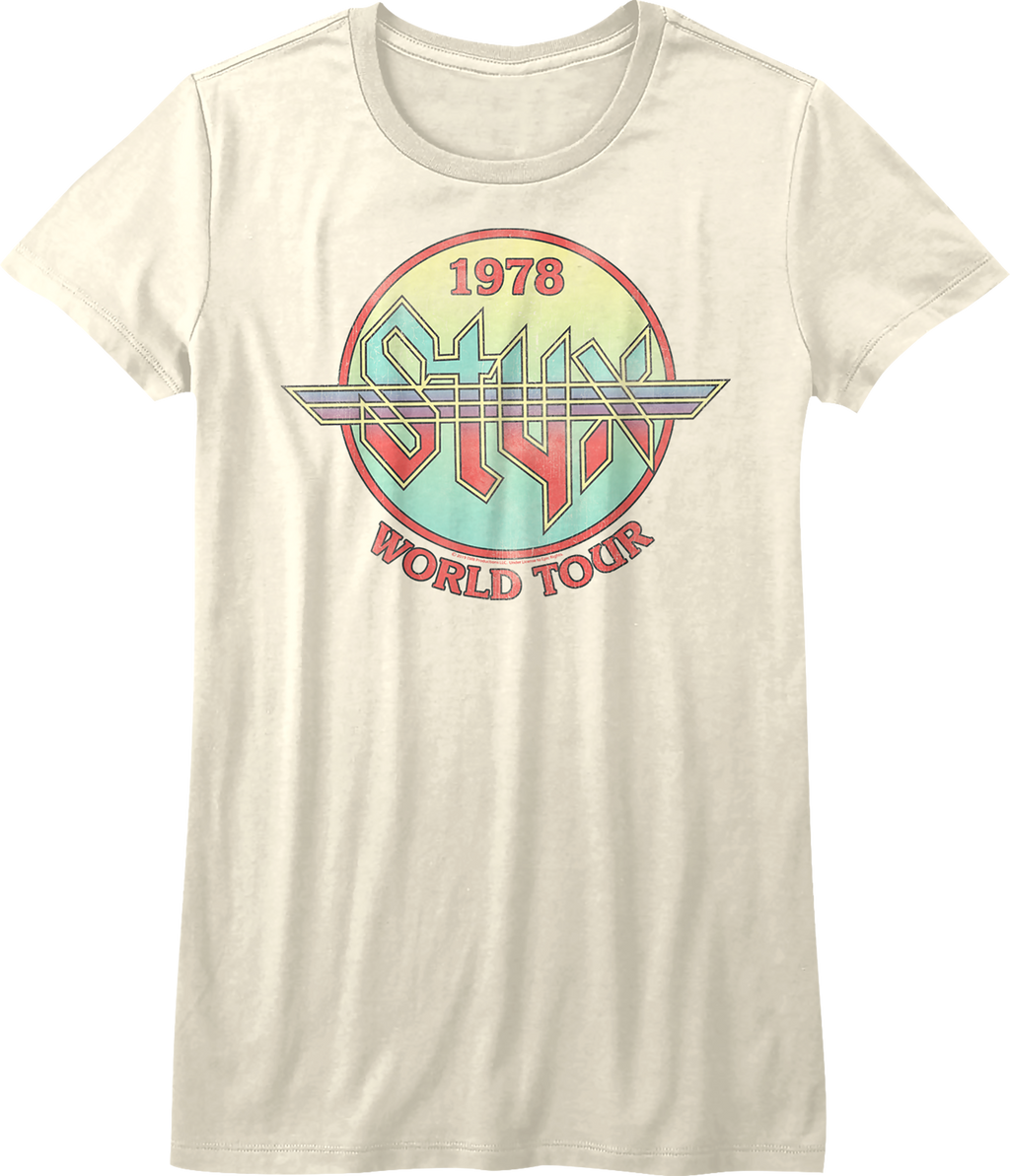 Womens 1978 World Tour Styx Shirt product image 1