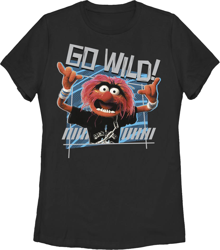 Womens Animal Go Wild Muppets Shirt product image 1