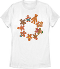 Womens Avengers Gingerbread Cookies Marvel Comics Shirt product image 1