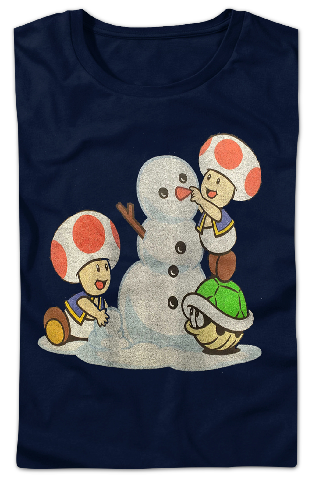 Womens Building A Snowman Super Mario Bros. Shirt product image 2